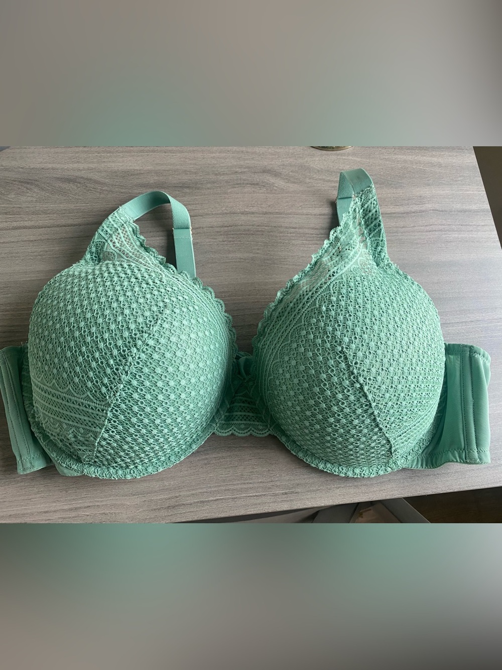 Auden Mint Lace Underwire Bra